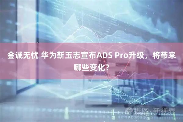 金诚无忧 华为靳玉志宣布ADS Pro升级，将带来哪些变化？